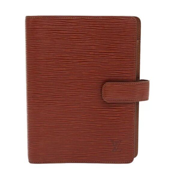 LOUIS VUITTON Epi Agenda MM Day Planner Cover Brown R20043 LV Auth 54212 - Picture 2 of 11